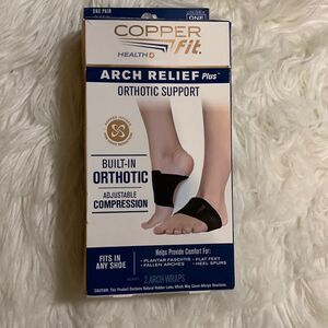 Copper fit arch relief plus orthotic support unisex (crosspost)